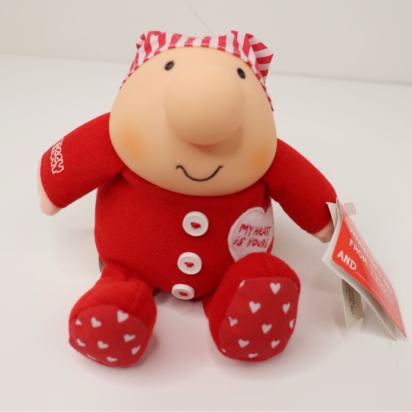 Vintage 90’s Ziggy 1990 Valentines Day Doll My Heart is Yours Wearing Red PJs - Picture 2 of 7